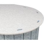 Cueva Mara,fieltro,2 niveles,ovalada,66×62×46cm