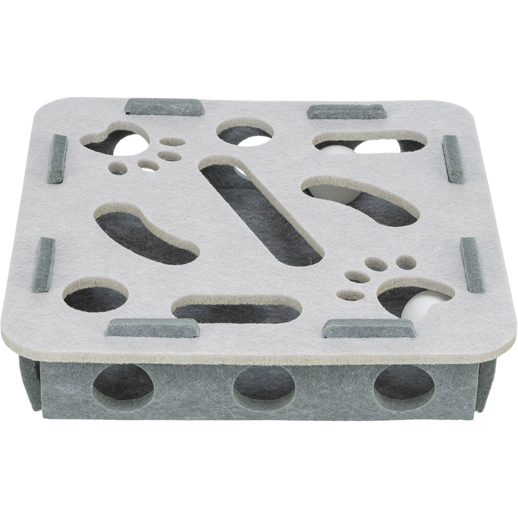 Caja Whole'n'Roll, fieltro, 30 × 7,5 cm, gris