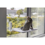 Window Perch,tela de peluche/malla,plegable,58×34