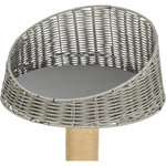 Rascador exterior Amalia, pequeño, 88 cm, gris