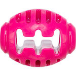 Balón de rugby suave y fuerte, TPR, 10 cm, rosa