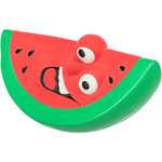 Sandía, látex, 15,5 cm, verde claro/rojo