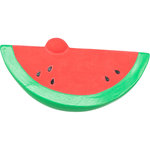 Sandía, látex, 15,5 cm, verde claro/rojo