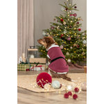 Abrigo Navidad Saint Nick, felpa, M: 45 cm, bordeaux
