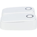 Comedero Autom. TX2, 2x300 ml, 27x7x24 cm, Gris/Negro