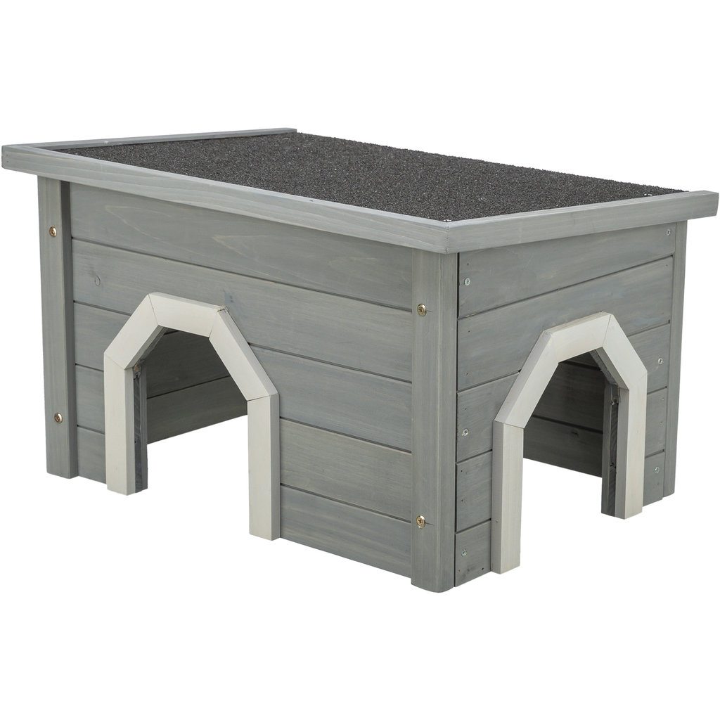 Small Animal House, 50 × 30 × 37 cm, grey