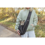 Mavi front bag, 58 × 32 × 63.5 cm, black