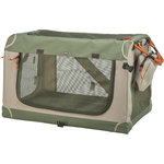 Comfy soft kennel, L: 63.8 × 60.7 × 95.5 cm, olive
