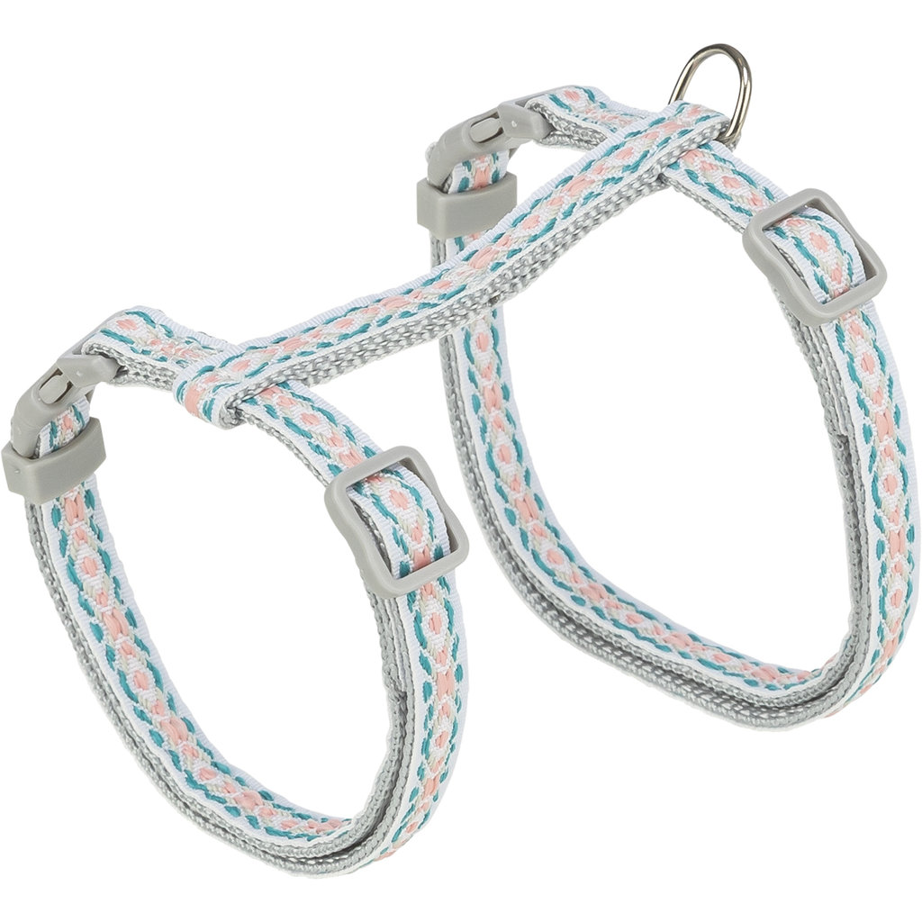 Cat harness with lead, retro, 28–45 cm/10 mm, 1.20