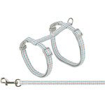Cat harness with lead, retro, 28–45 cm/10 mm, 1.20