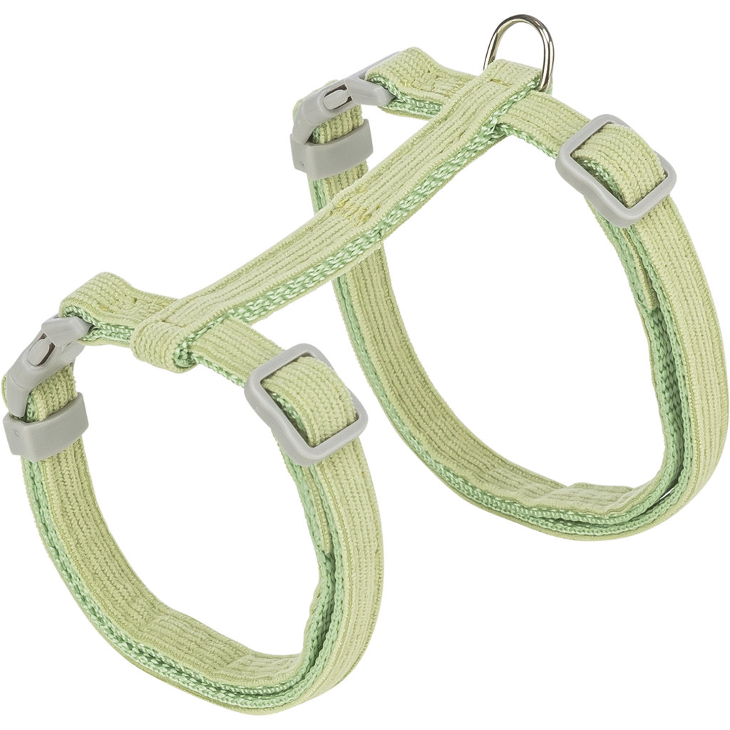 Cat harness with lead, velvet, 28–45 cm/10 mm, 1.2