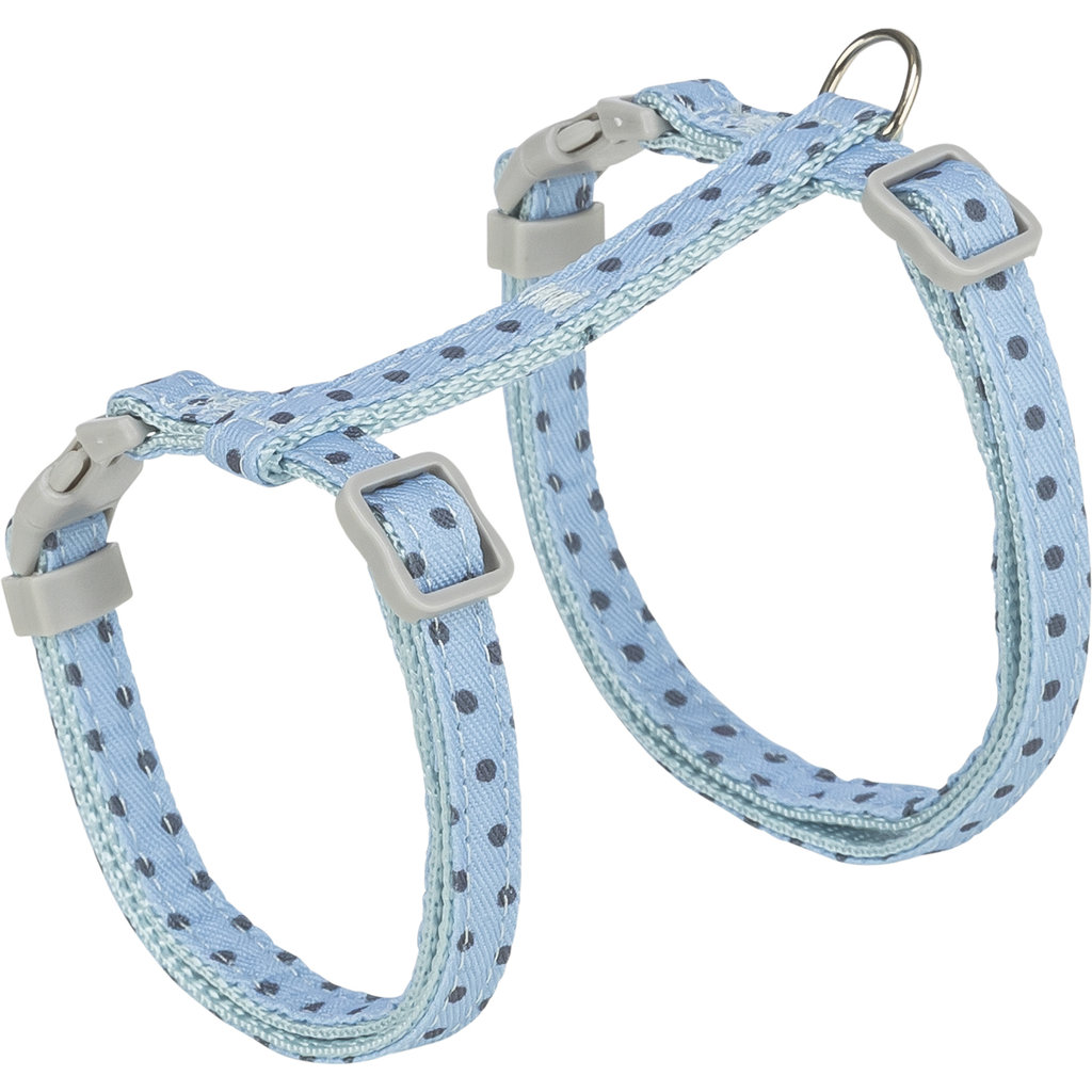 Cat harness with lead, dotted, 28–45 cm/10 mm, 1.2