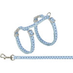 Cat harness with lead, dotted, 28–45 cm/10 mm, 1.2