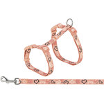 Arnés para gatos con plomo, flor de luz, 35–59 cm/13 m