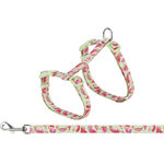Arnés para gatos con plomo, flor de luz, 35–59 cm/13 m