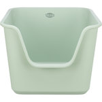 Pavo cat toilet, high rim, 45 × 32 × 55 cm, green