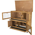 Small animal hutch, insulated, 2 storeys, 116 × 11