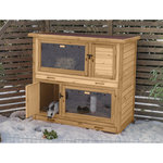 Small animal hutch, insulated, 2 storeys, 116 × 11