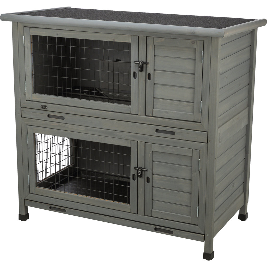 Small Animal Hutch, Two Storeys, 116 × 111 × 65 cm