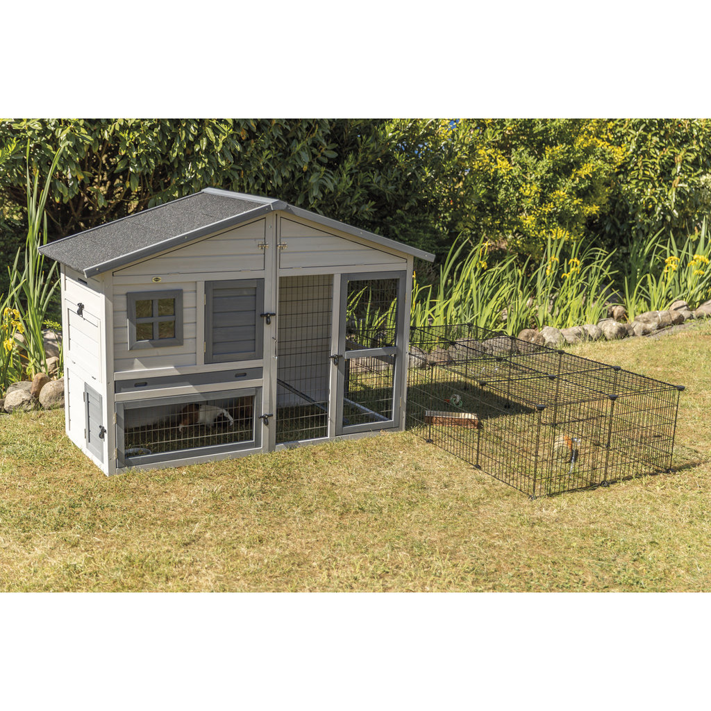 Small Animal Hutch, Two Storeys, 168 × 115 × 75 cm