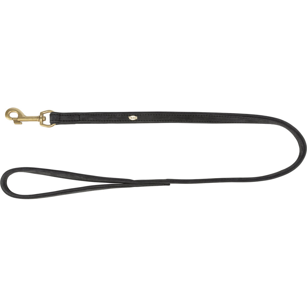 Pure metre correa, cuero, M–L: 1.00 m/20 mm, negro