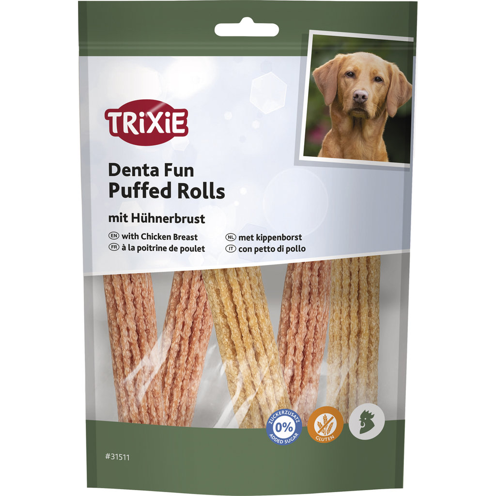 Panes inflados Denta Fun con pechuga de pollo, 12,5 tazas