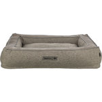 Cama Liano, tela/terciopelo tejido, rectangular, 120 ×