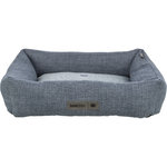 Viviana cama, rectangular, 120 × 75 cm, azúl/ claro