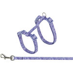 Arnés para gatos con correa, geometría, 27–45 cm/10 mm, 1