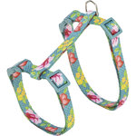 Cat harness with lead, flowers, 27–45 cm/10 mm, 1.