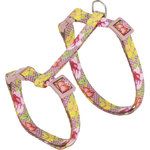 Cat harness with lead, flowers, 27–45 cm/10 mm, 1.