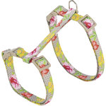 Cat harness with lead, flowers, 27–45 cm/10 mm, 1.