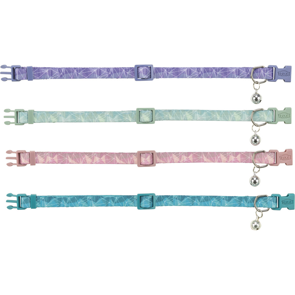 Cat collar, geometry, 20–34 cm/10 mm, various