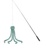 Varita de juego telescópica, pulpo, fibra de vidrio, 42–106 ºC