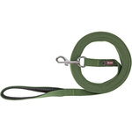 Correa de rastreo, algodón, M: 15 m/20 mm, verde oliva